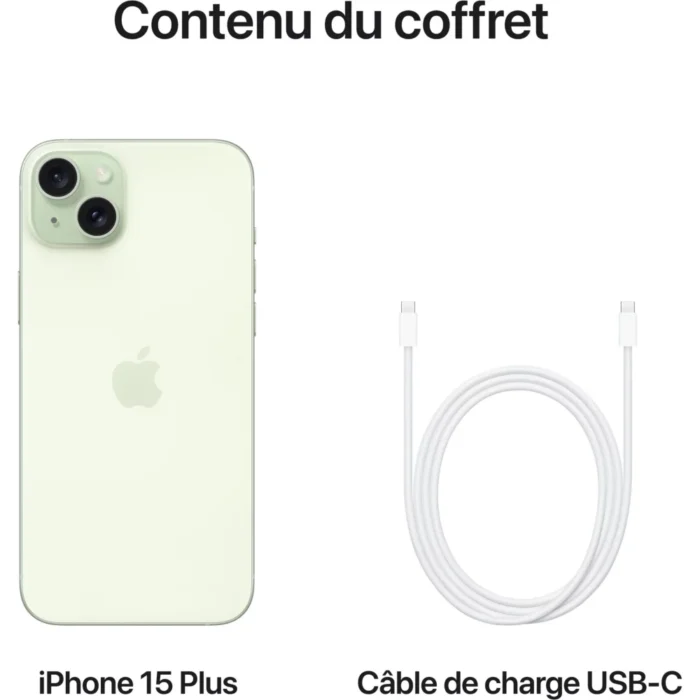 Apple iPhone 15 Plus Vert 128Go 5G – Image 4