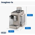 Expresso Broyeur Delonghi rivelia latte FEB4455.BG – Image 3