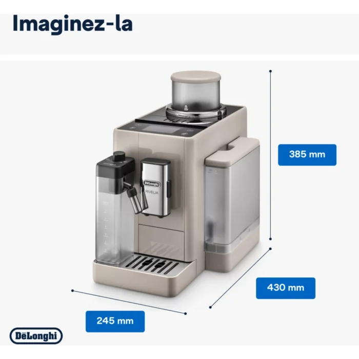 Expresso Broyeur Delonghi rivelia latte FEB4455.BG – Image 3