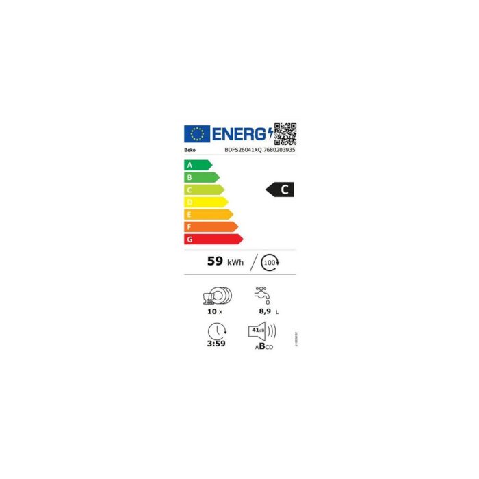 Lave vaisselle 45 cm Beko BDFS26041XQ – Image 2