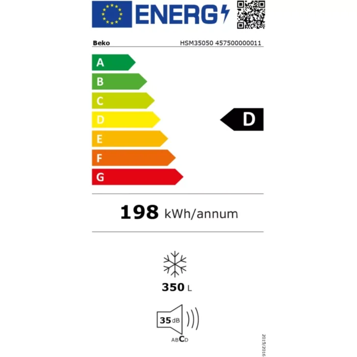 Congélateur coffre Beko HSM35050 – Image 4