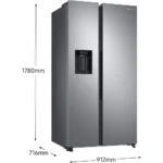 Réfrigérateur Américain Samsung RS68A884CSL