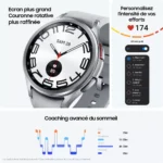 Samsung Galaxy Watch6 Classic 4G Argent 47mm – Image 4