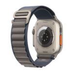Apple Watch Ultra 2 GPS + Cellular Boîtier en Titane de 49 mm avec Boucle Alpine Bleu Moyen – Image 3