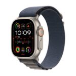 Apple Watch Ultra 2 GPS + Cellular Boîtier en Titane de 49 mm avec Boucle Alpine Bleu Moyen