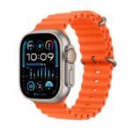 Apple Watch Ultra 2 GPS + Cellular Boîtier en Titane de 49 mm avec Bracelet Océan Orange – Image 3