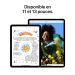 Apple iPad Air 13" Puce Apple M2 512 Go Mauve Wifi 6 ème génération 2024 – Image 3