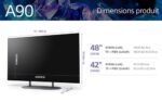 TV OLED SONY XR-48A90K Bravia 4K UHD Google TV 121cm – Image 5