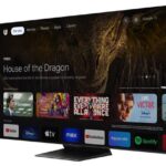 TV QLED Mini LED TCL 75C805 190 cm 4K UHD Google TV Aluminium bross