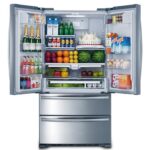 CONTINENTAL-EDISON FD542NFIX - Réfrigérateur multi-portes - 542L (422+120) - Froid ventilé - A+ - L 91cm x H 177,5cm - Inox – Image 2