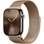 Montre connectée Apple watch Serie 10 46mm Titane Or Loop Cellular