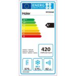 HAIER HR550AB - Réfrigérateur américain - 550L (375+175) - Froid ventilé - A+ - L 90cm x H 179cm - Noir Mat – Image 3