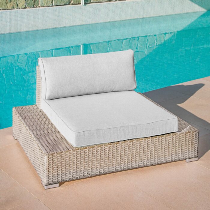 Salon de jardin en résine tressée 9 places 9 pcs Palma Gris – Image 5