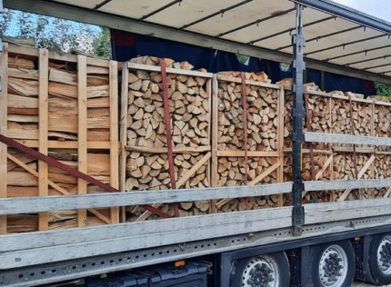 Bois de chauffage Hêtre – 26 palettes séchées en chambre – 33 cm