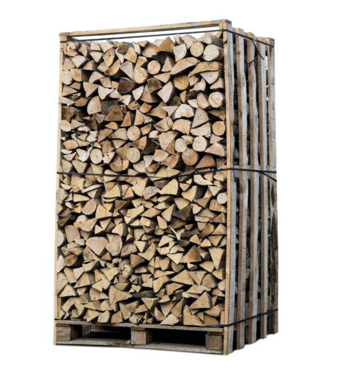 Palette de bois fendu 33 cm – Mélange feuillu (chêne / hêtre / frêne / châtaignier) – 2,1 m³ – Image 4