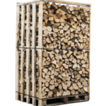 Palette de bois fendu 33 cm – Mélange feuillu (chêne / hêtre / frêne / châtaignier) – 2,1 m³