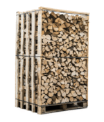 Palette de bois fendu 33 cm – Mélange feuillu (chêne / hêtre / frêne / châtaignier) – 2,1 m³