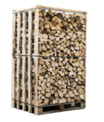 Palette de bois fendu 33 cm – Mélange feuillu (chêne / hêtre / frêne / châtaignier) – 2,1 m³ – Image 3