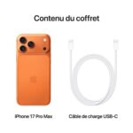 iPhone 17 Pro Max – 256 Go – Orange Cosmique – Image 2